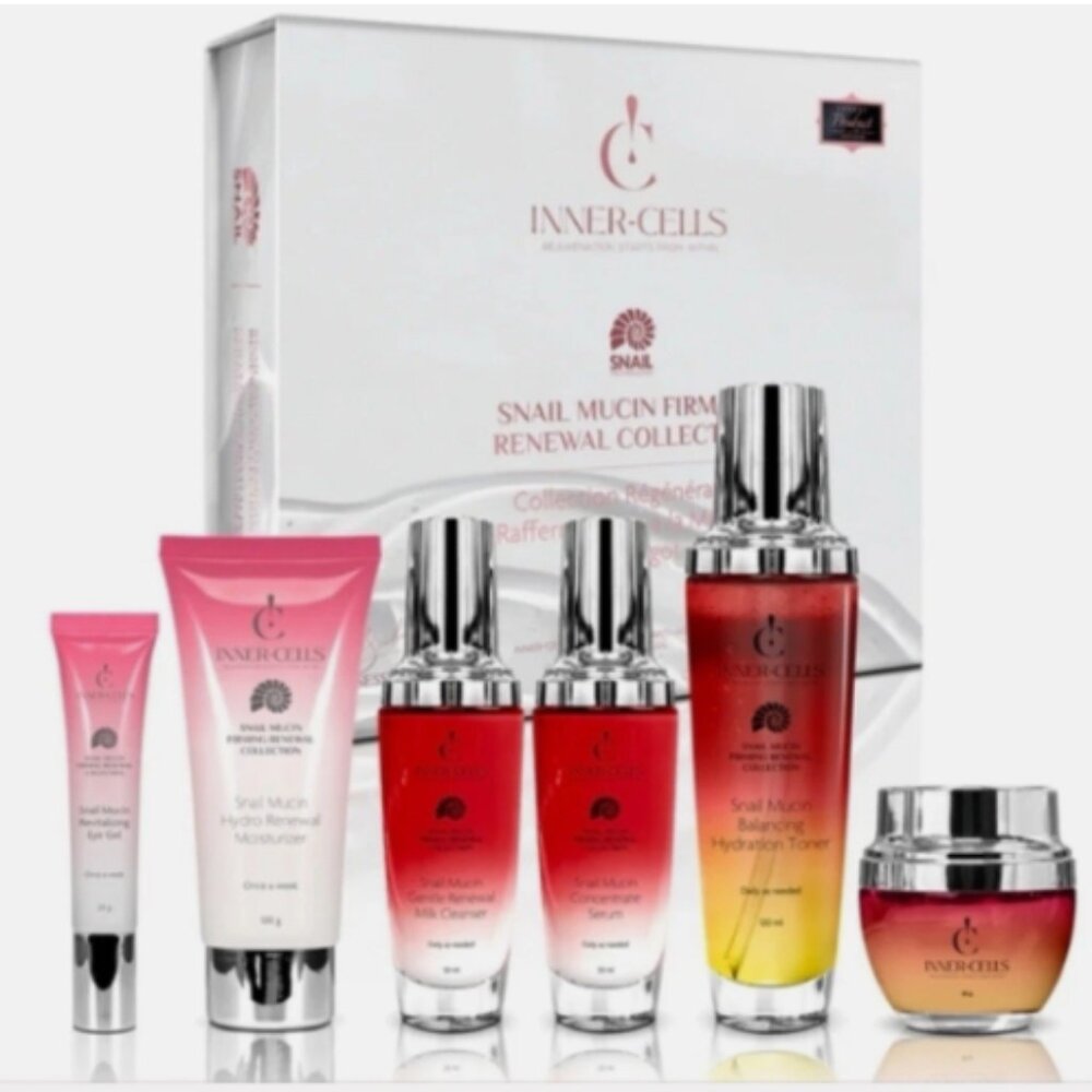 Inner-Cells Snail Mucin Firming Collection 6 Bundle Products Wrinkles Korean